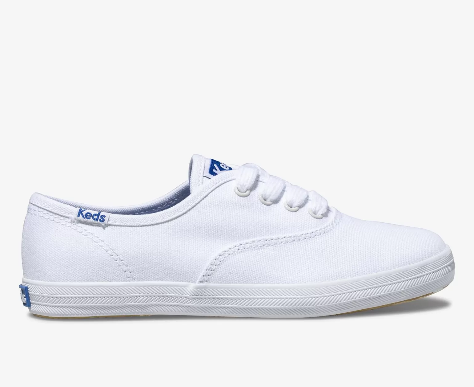 Keds Girls>Big Kid's Champion Cvo Sneaker White Canvas