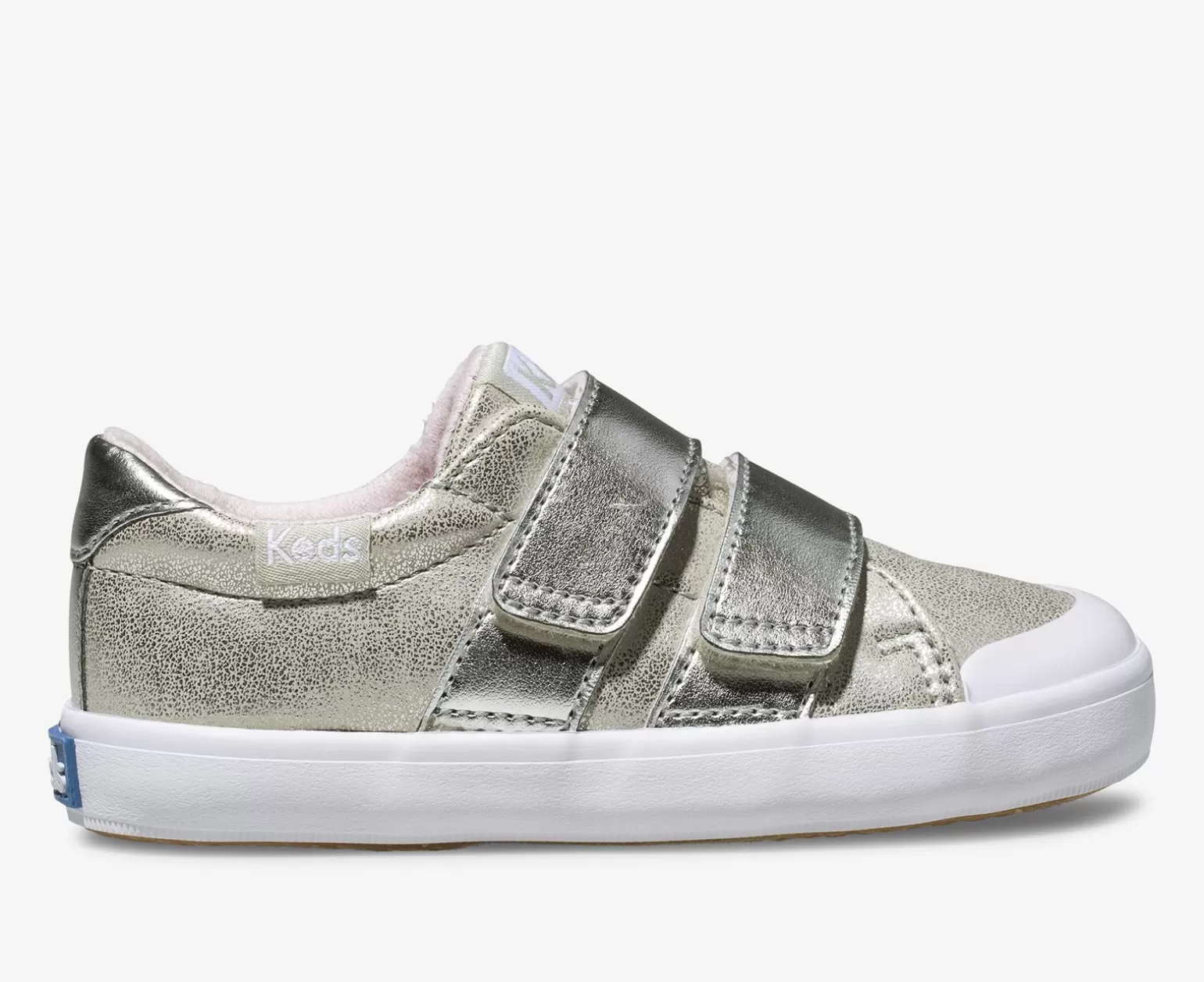 Keds Girls>Big Kid's Courtney Hl Sneaker Silver