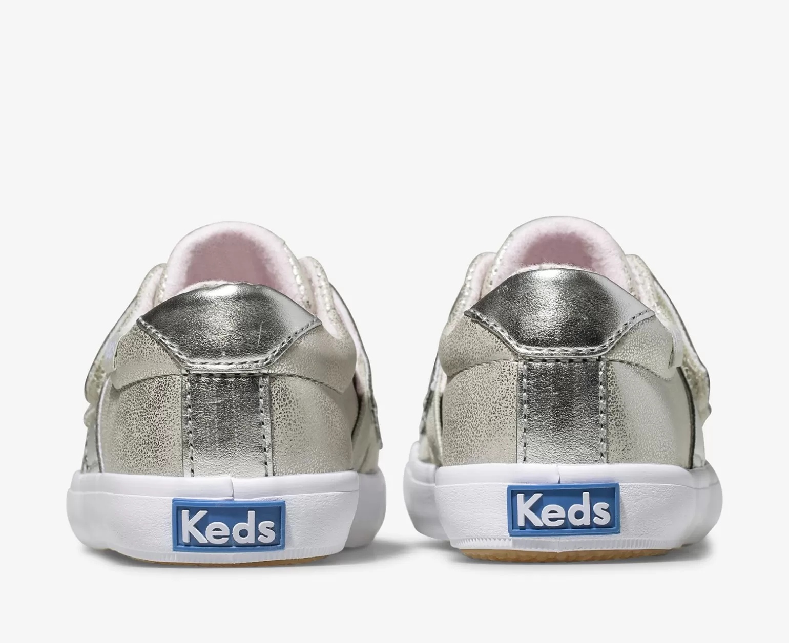 Keds Girls>Big Kid's Courtney Hl Sneaker Silver