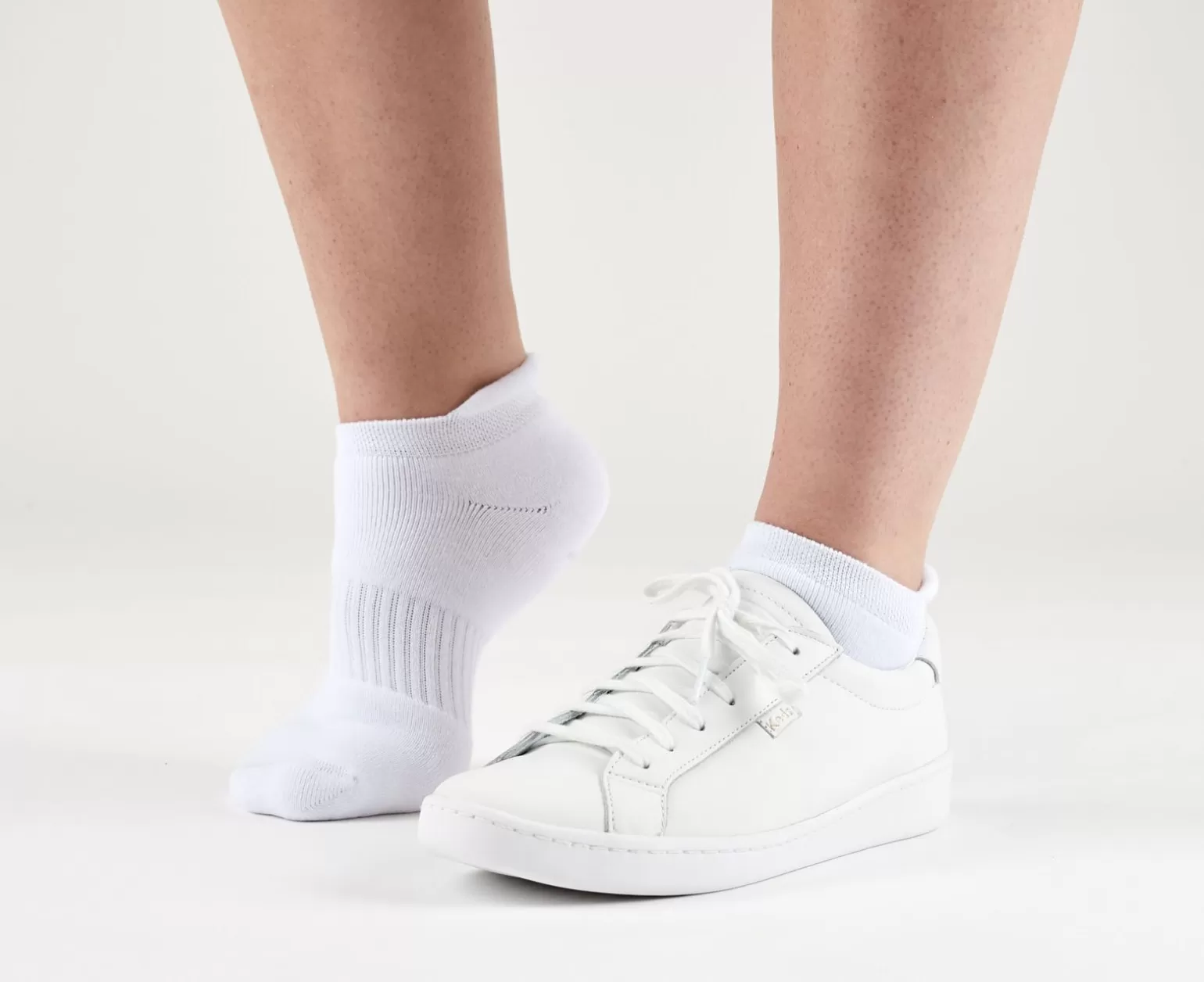 Keds Socks>Women's 3 Pk Low Cut Cushioned Liner Socks White