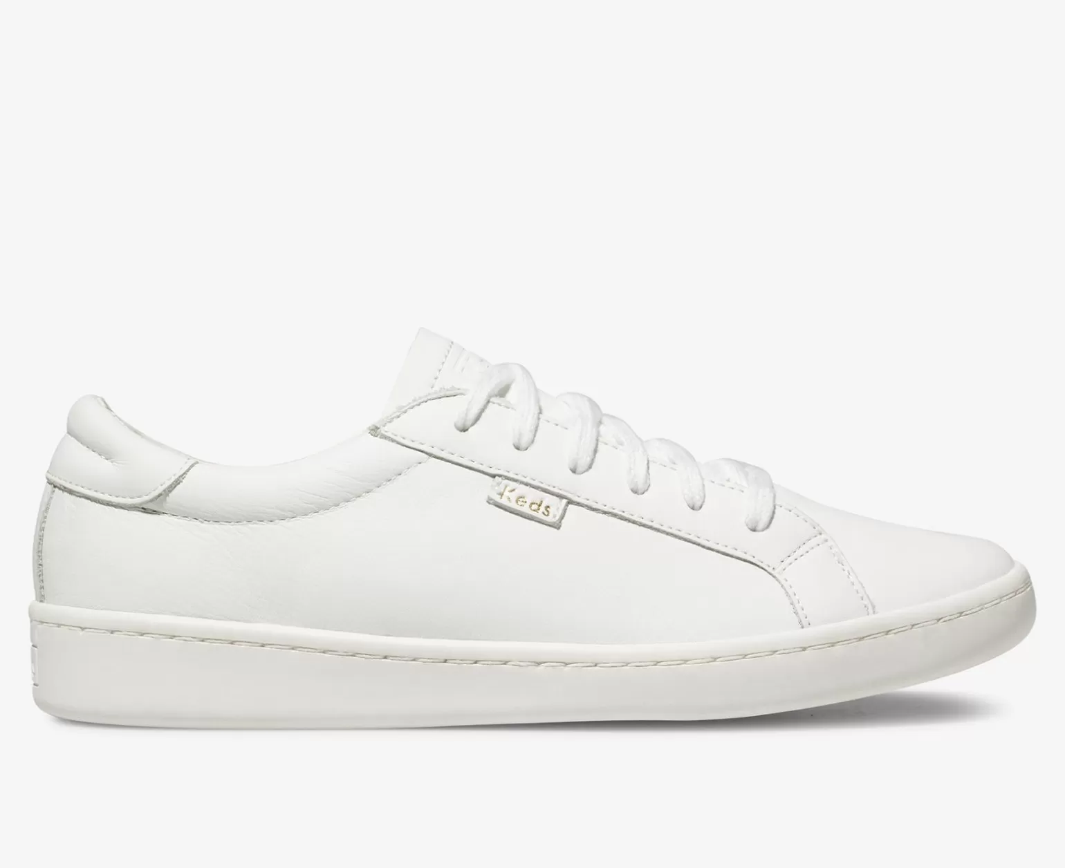 Keds Leather>Women's Ace Leather Sneaker White