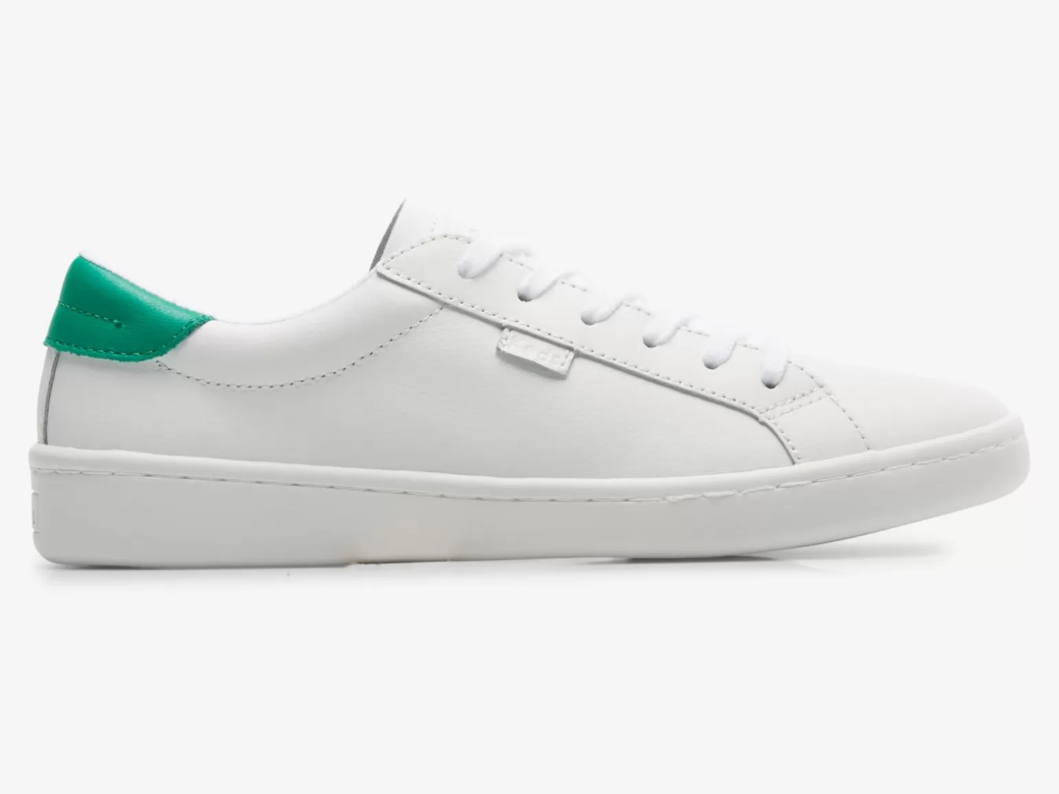 Keds Leather>Women's Ace Leather Sneaker White Green