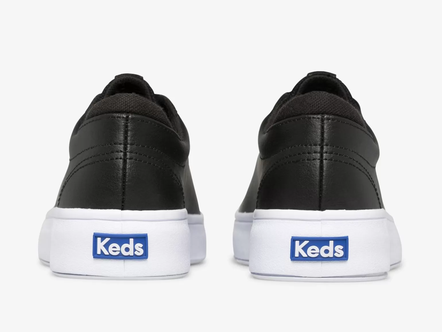 Keds Leather>Women's Alley Leather Sneaker Black