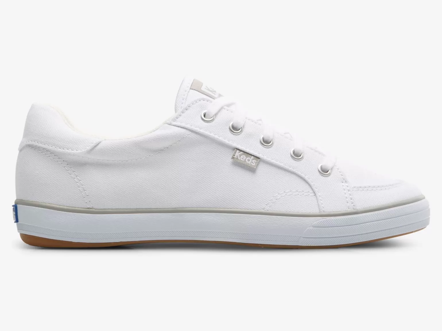 Keds Lace Ups>Women's Center Iii Canvas Sneaker White