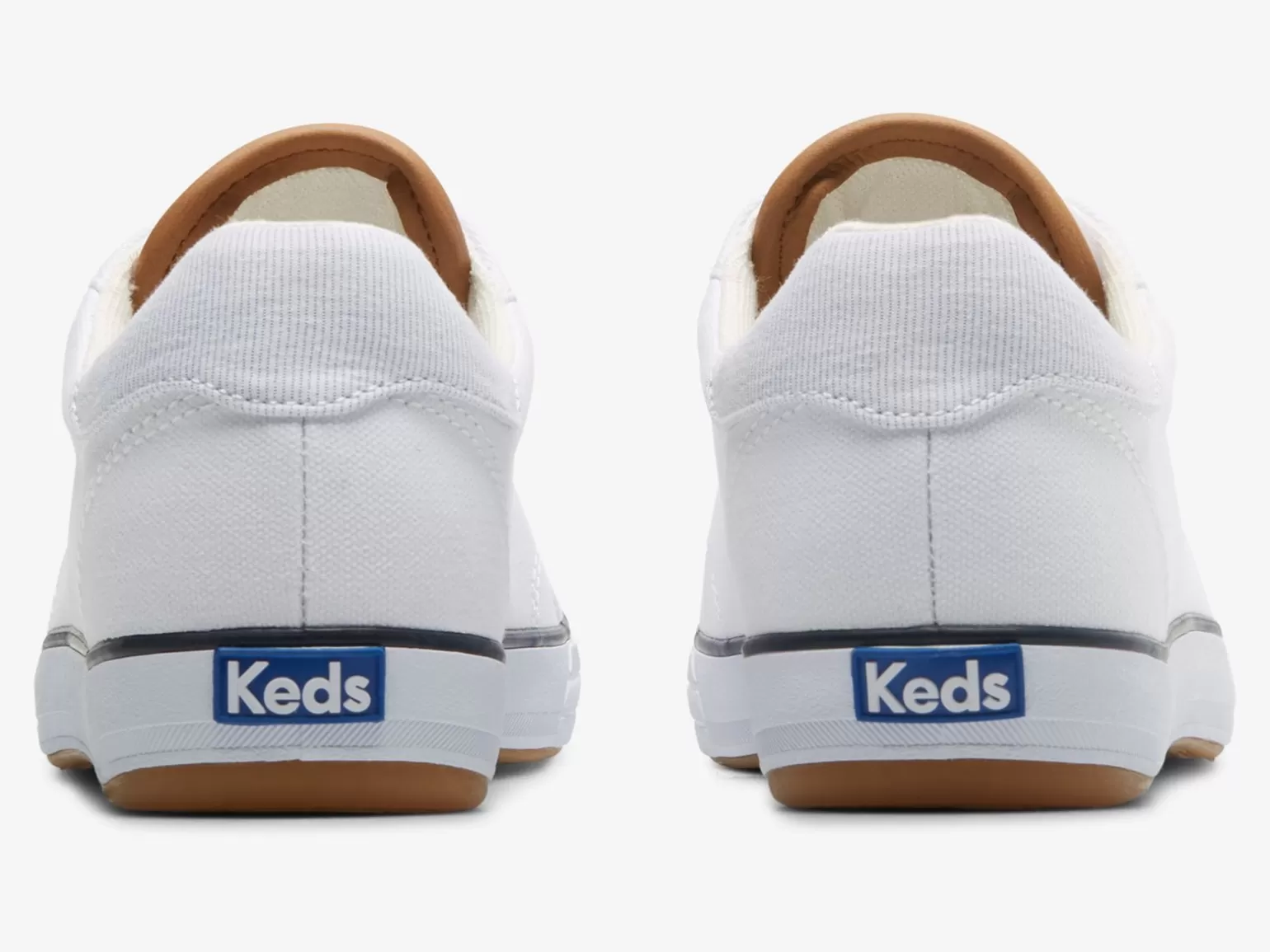 Keds Lace Ups>Women's Center Iii Canvas Sneaker White Navy