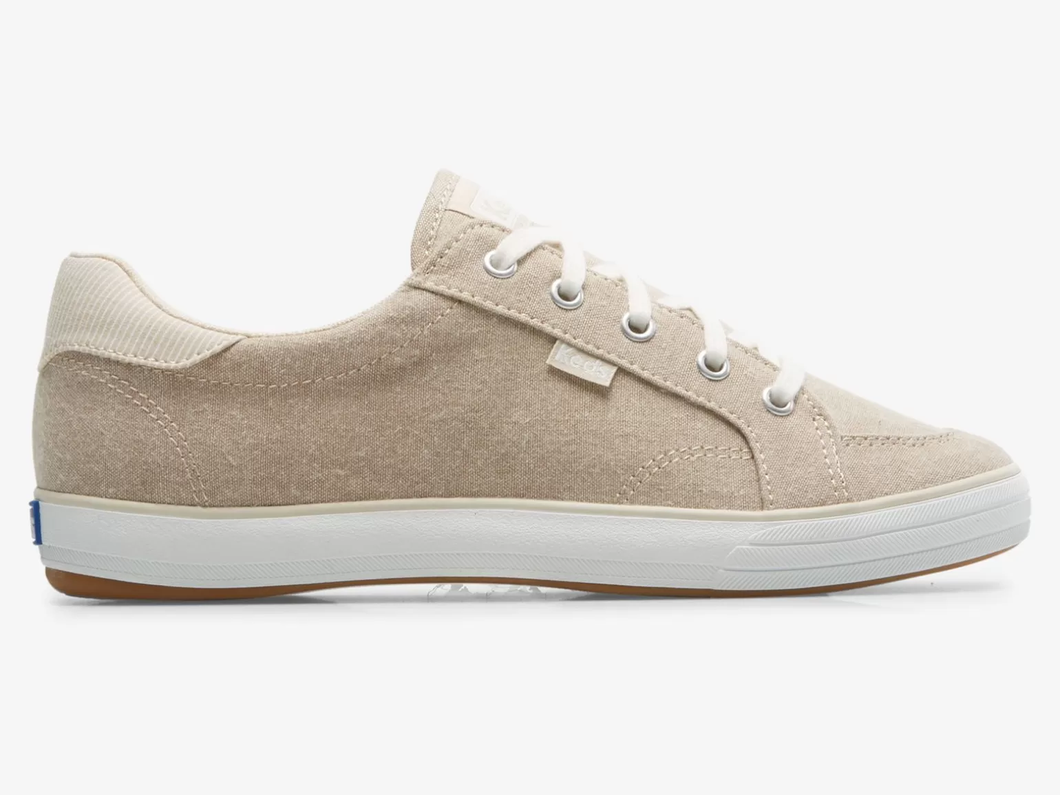 Keds Lace Ups>Women's Center Iii Chambray Sneaker Tan