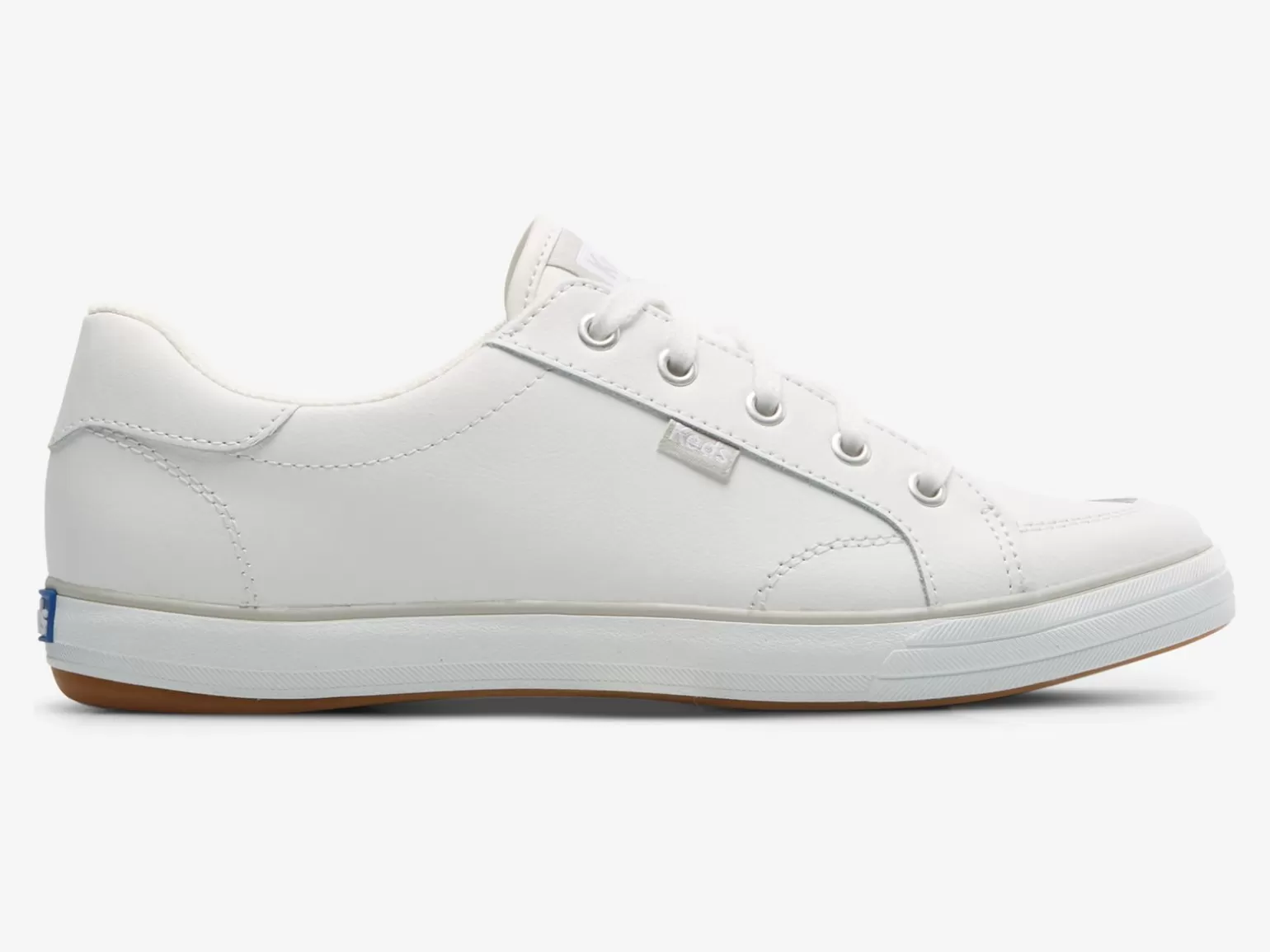 Keds Leather>Women's Center Iii Leather Sneaker White