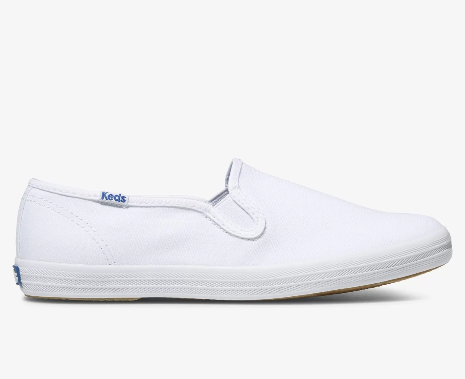 Keds Slip Ons>Women's Champion Canvas Slip On Sneaker White