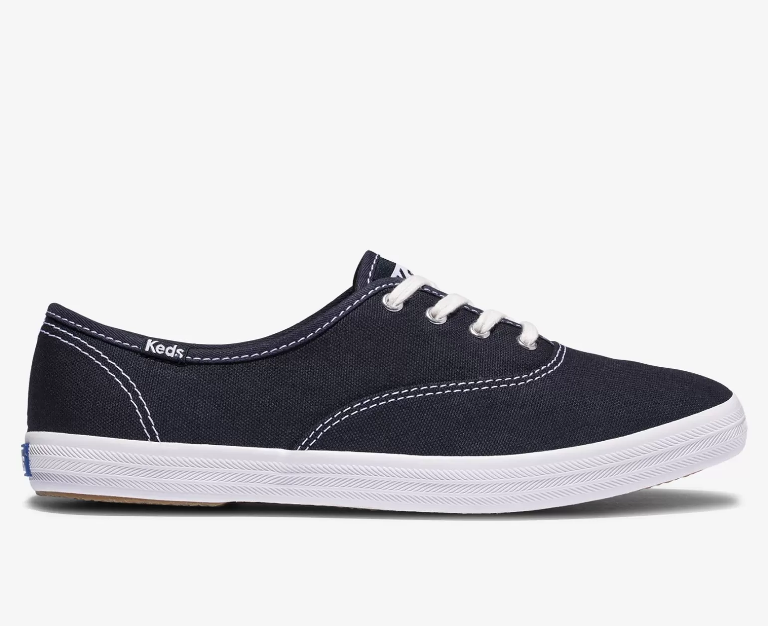 Keds Lace Ups>Women's Champion Feat. Organic Cotton Sneaker Deep Navy