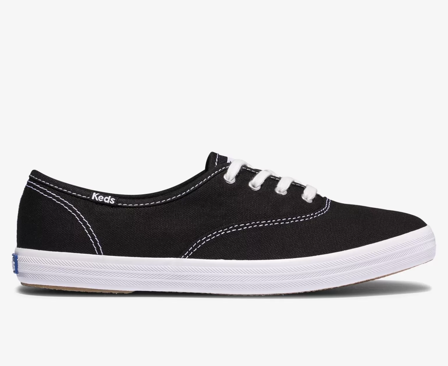 Keds Lace Ups>Women's Champion Feat. Organic Cotton Sneaker Black