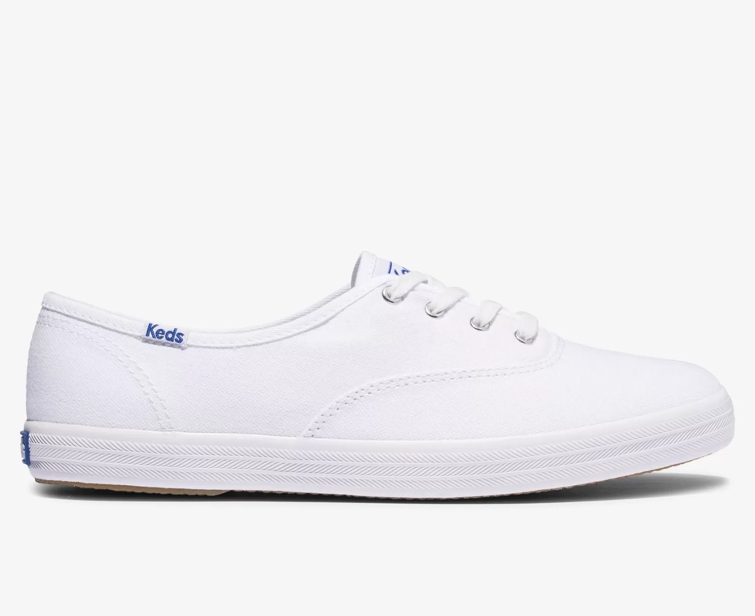 Keds Lace Ups>Women's Champion Feat. Organic Cotton Sneaker White