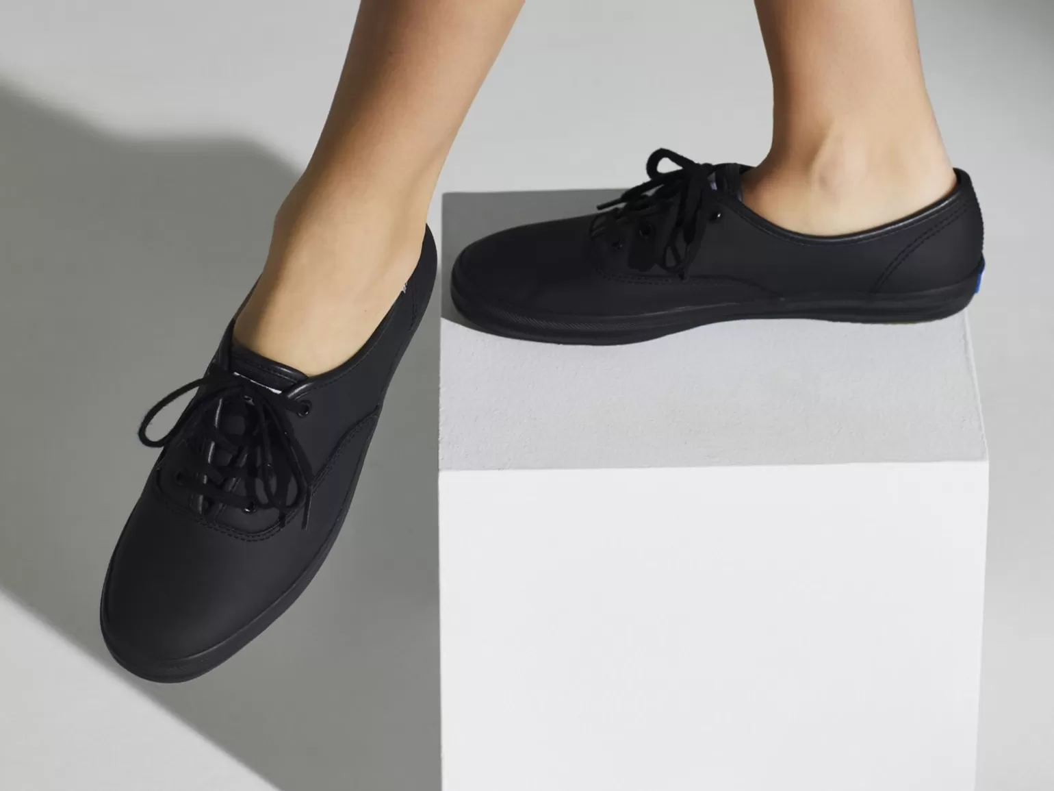 Keds Leather>Women's Champion Originals Leather Sneaker Black