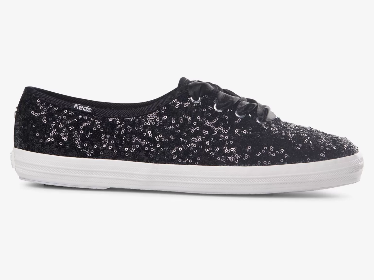 Keds Lace Ups>Women's Champion Sequins Celebration Sneaker Black