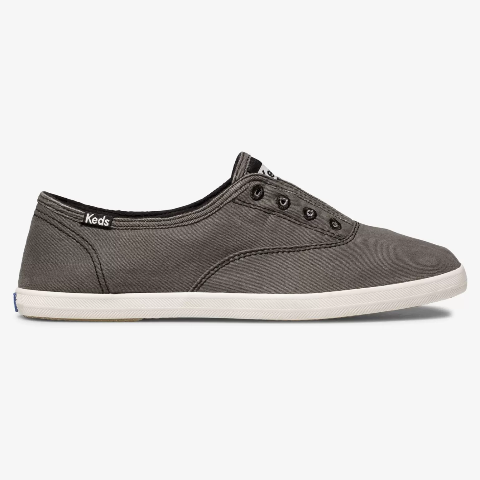 Keds Slip Ons>Women's Chillax Washable Slip On Sneaker Charcoal