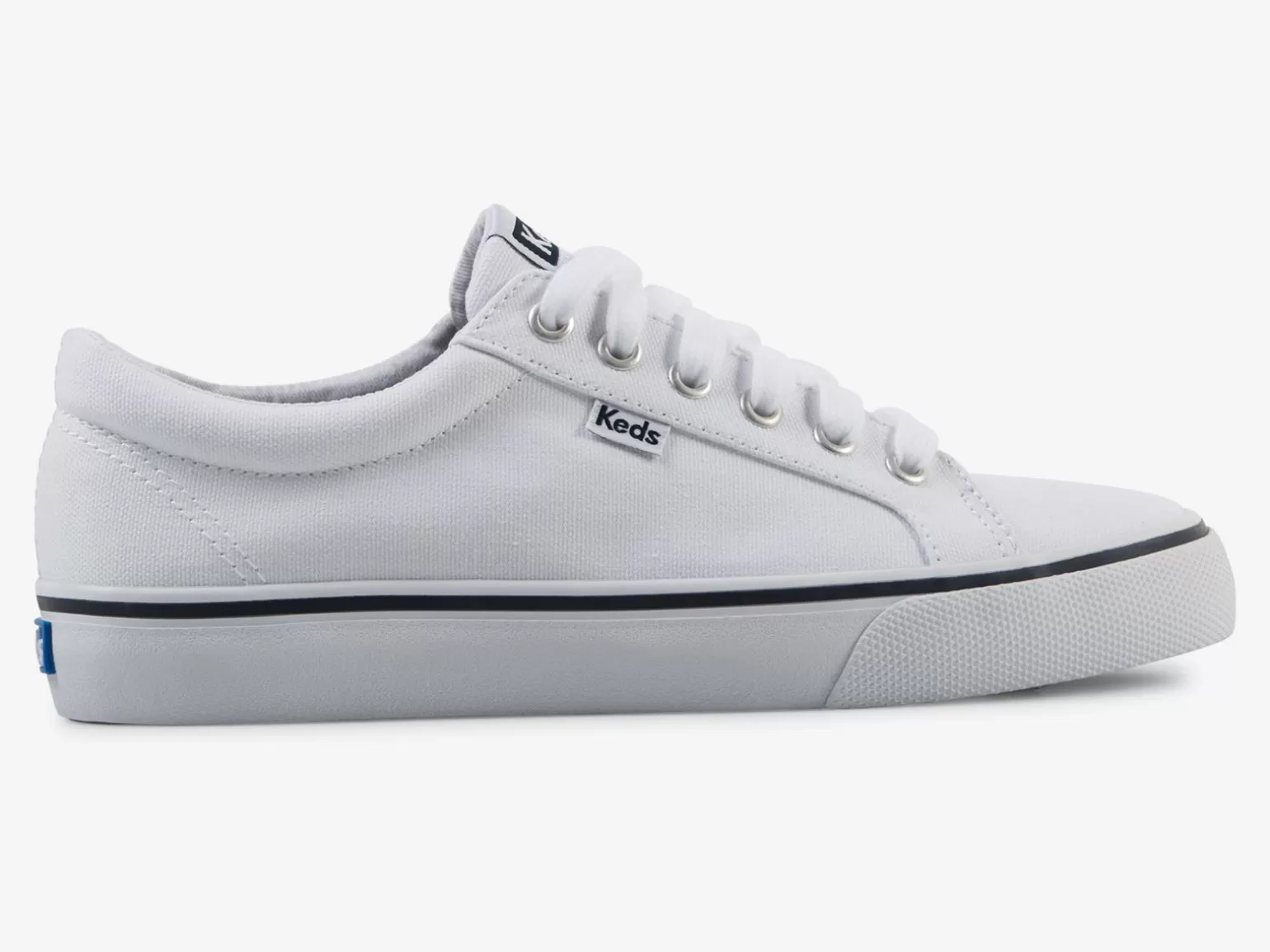 Keds Lace Ups>Women's Jump Kick Canvas Sneaker White Navy