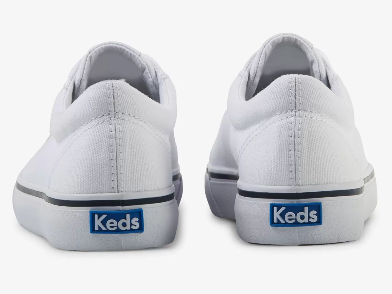 Keds Lace Ups>Women's Jump Kick Canvas Sneaker White Navy