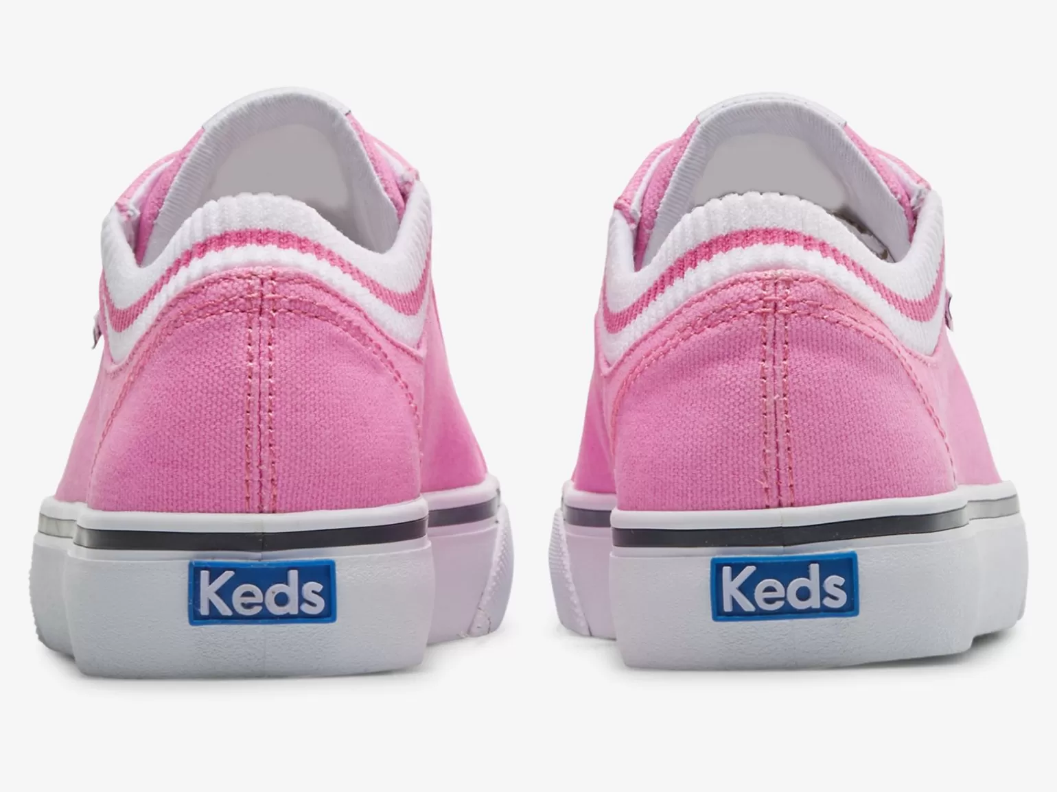 Keds Lace Ups>Women's Jump Kick Rib Knit Collar Sneaker Neon Pink