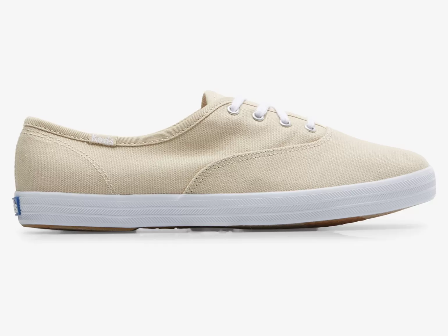 Keds Lace Ups>Women's Champion Feat. Organic Cotton Sneaker Oatmeal