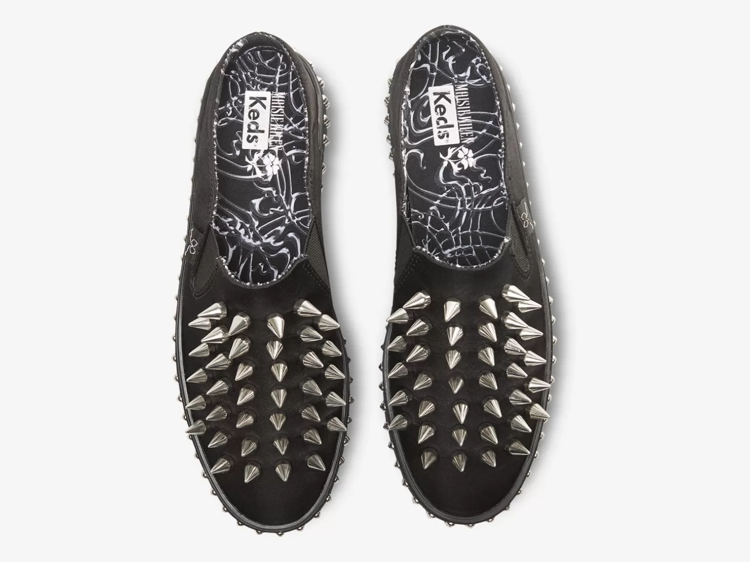 Keds Mules>Women's X Maisie Wilen Kickback Mule Stud Slip On Sneaker Black