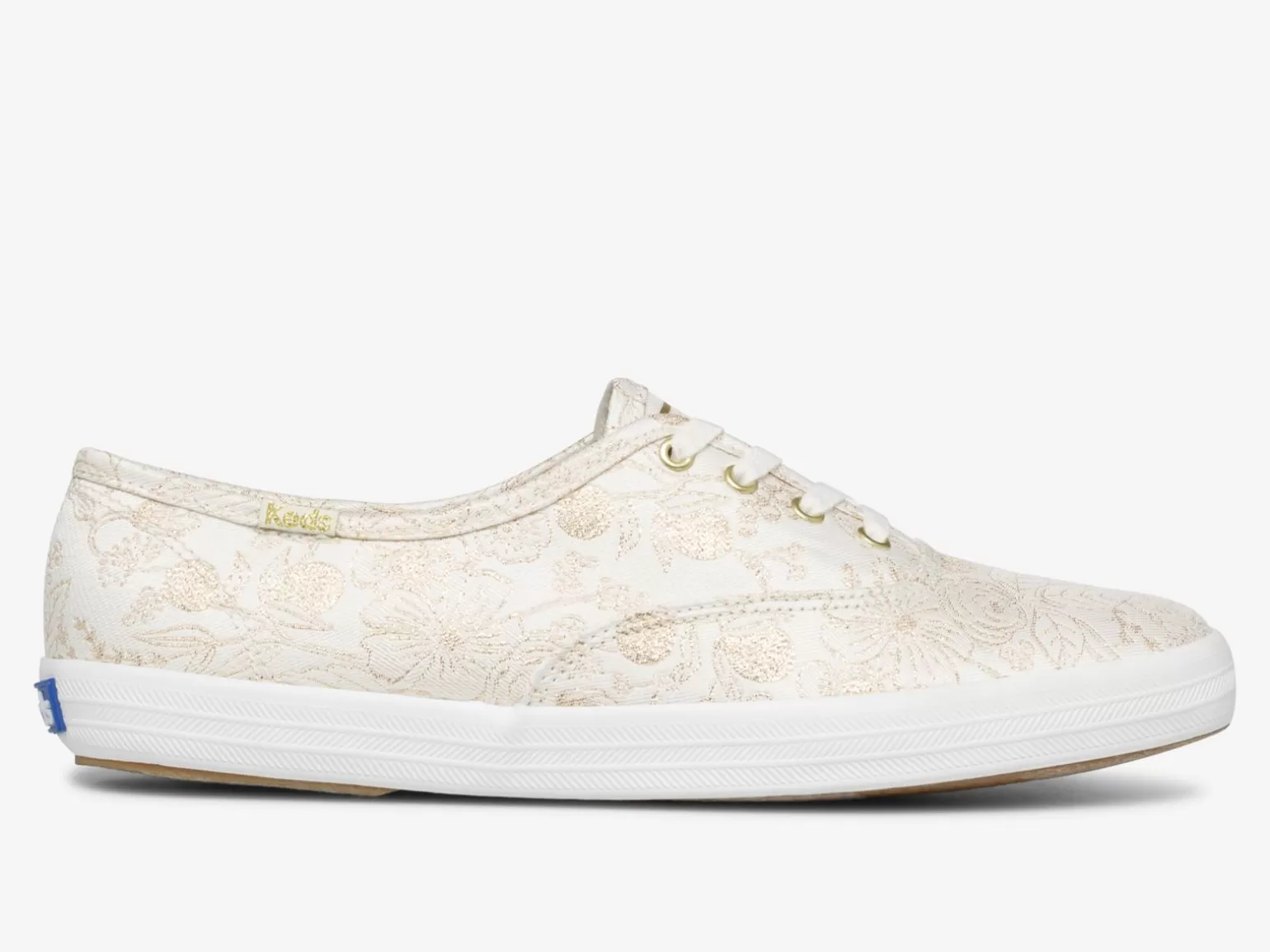 Keds Lace Ups>Women's X Rifle Paper Co. Champion Colette Jacquard Sneaker Ivory