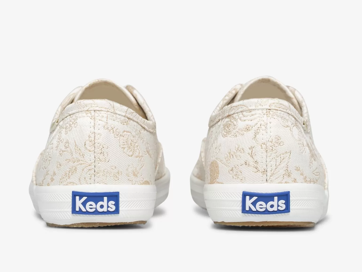 Keds Lace Ups>Women's X Rifle Paper Co. Champion Colette Jacquard Sneaker Ivory