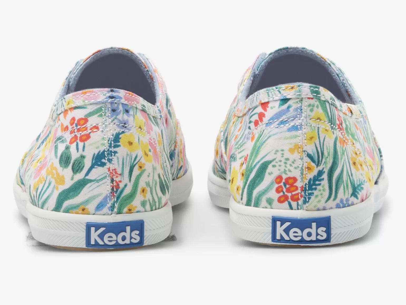 Keds Slip Ons>Women's X Rifle Paper Co. Chillax Lea Slip On Sneaker White Multi
