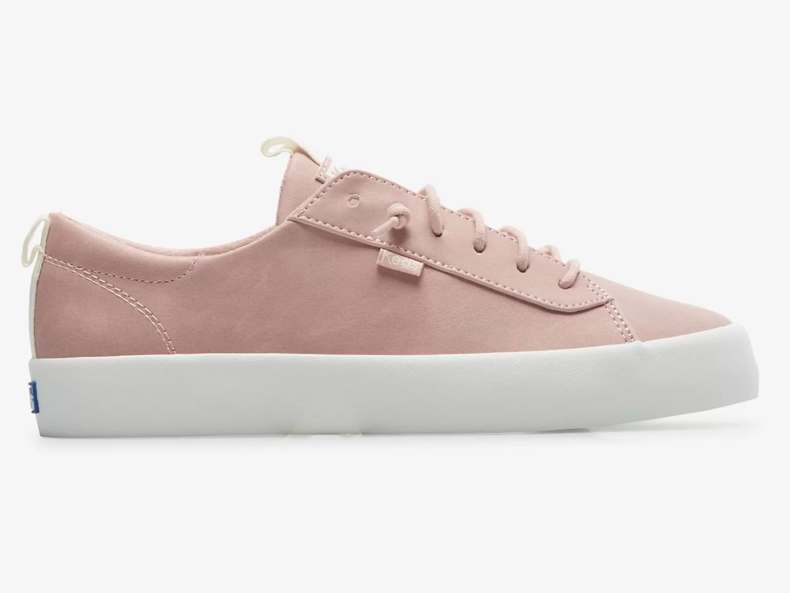 Keds Leather>Women's Kickback Faux Leather Slip On Sneaker Mauve