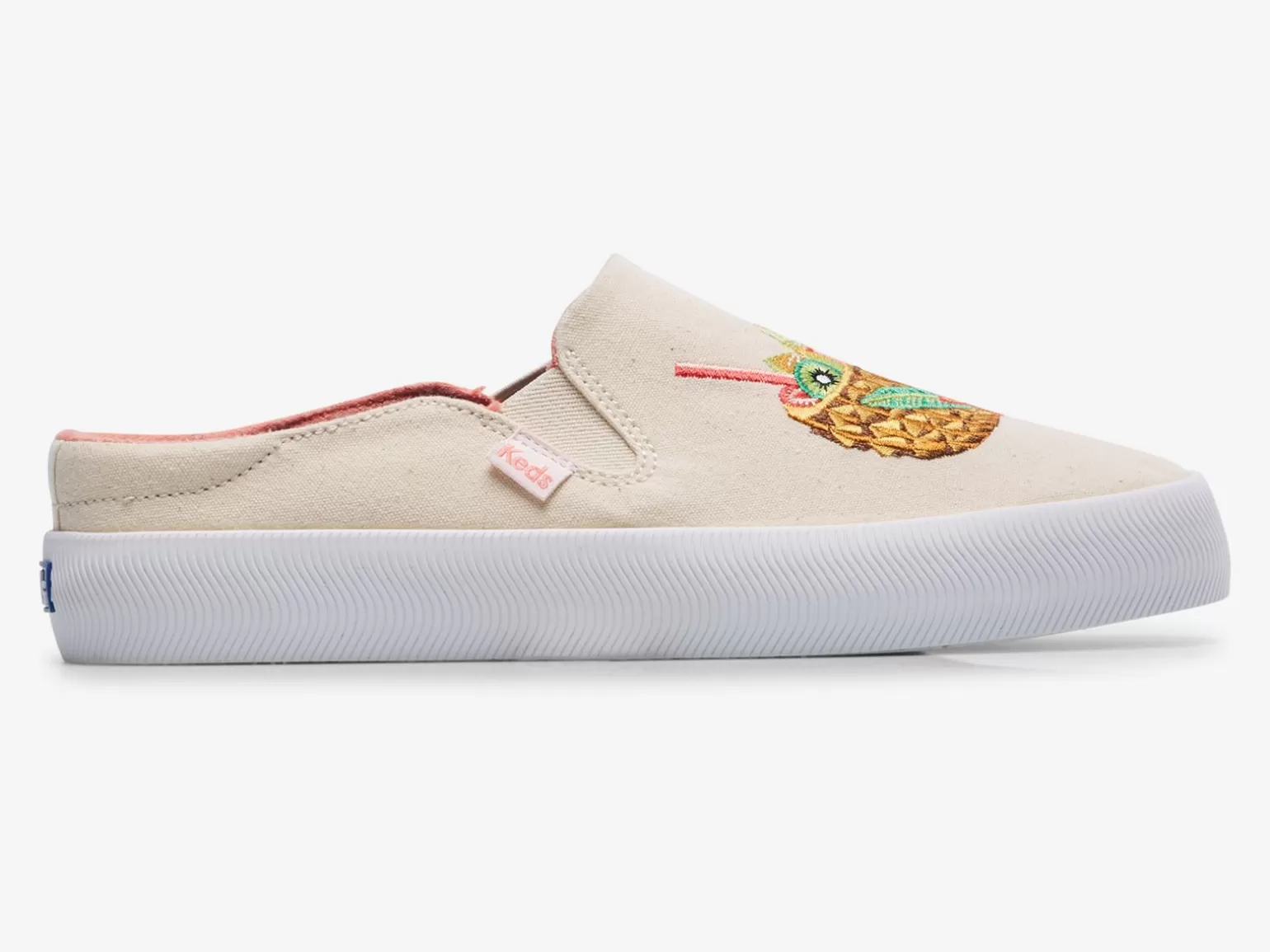 Keds Slip Ons>Women's Kickback Mule Cocktails Slip On Sneaker Natural