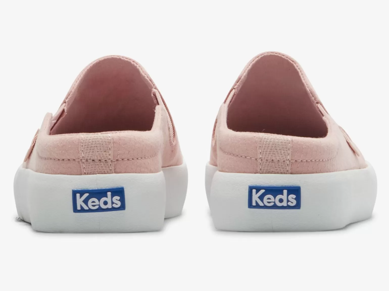 Keds Mules>Women's Kickback Mule Crepe Slip On Sneaker Mauve