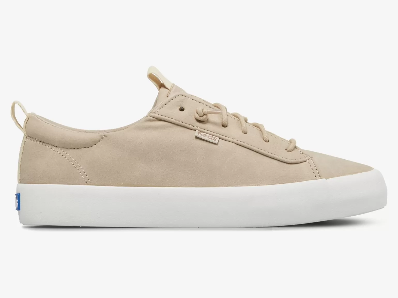 Keds Leather>Women's Kickback Vegan Leather Sneaker Taupe