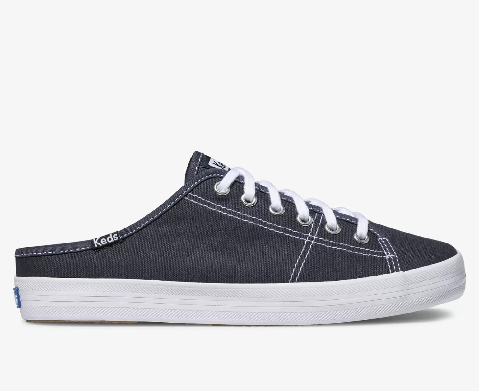 Keds Mules>Women's Kickstart Mule Canvas Slip On Sneaker Navy