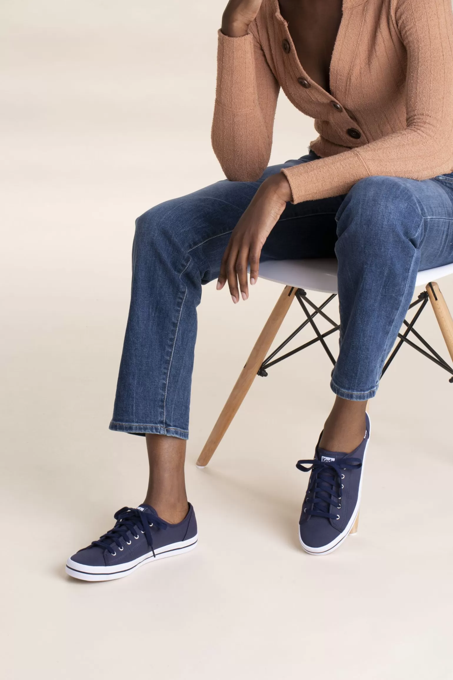 Keds Lace Ups>Women's Kickstart Sneaker Navy