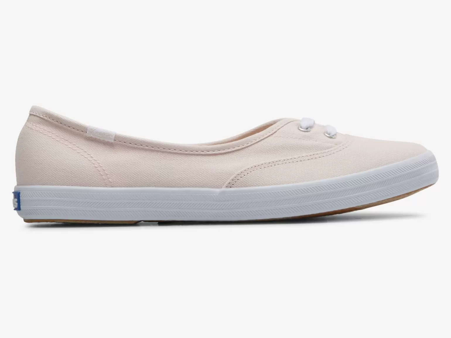 Keds Slip Ons>Women's The Mini Canvas Slip On Sneaker Light Pink