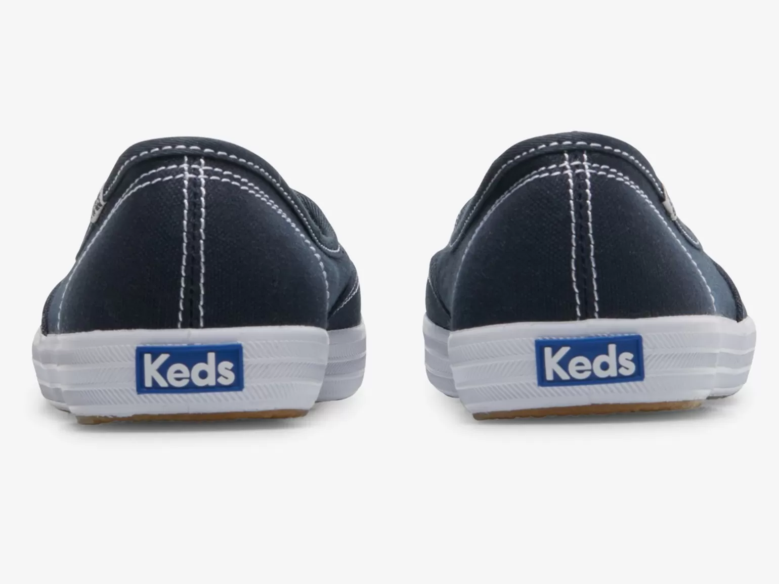 Keds Slip Ons>Women's The Mini Canvas Slip On Sneaker Navy